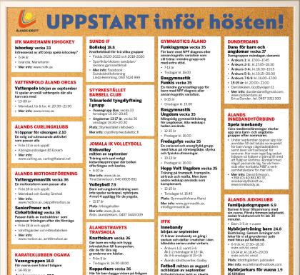 Bild uppstart höst