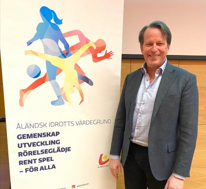 Ålands Idrotts nya ordförande - Anders Ingves