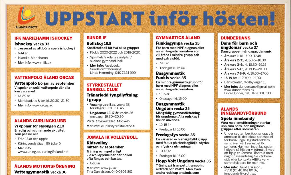 Bild uppstart höst
